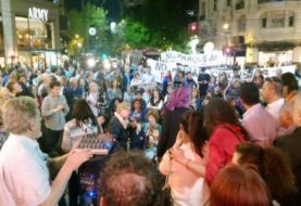 Nueva protesta contra el Shopping de IRSA en Acoyte y Rivadavia