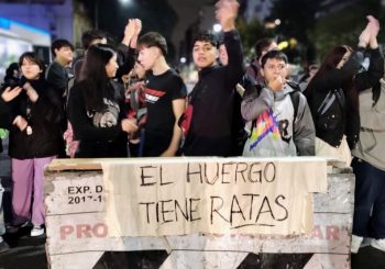 Protestas en el Huergo: un roedor mordió a un alumno