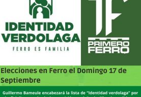 Elecciones en Ferro el Domingo 17 de Septiembre